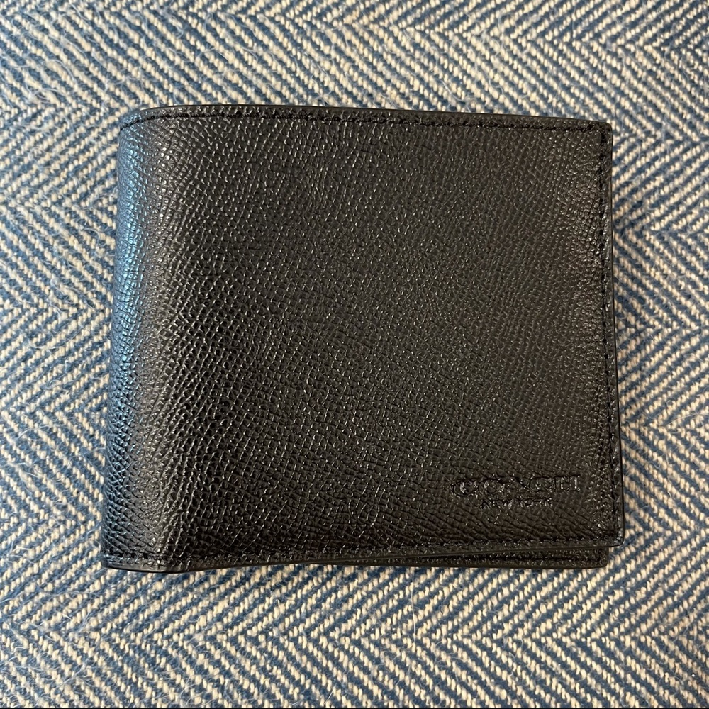 COPY - Coach Like New Bifold Wallet, Black